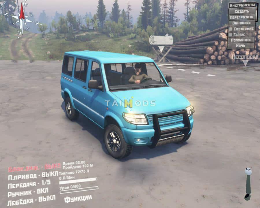 Spintires - UAZ-3165 Simba V1.0 (V03.03.16) Spintires - UAZ-3165 Simba V1.0 (V03.03.16)