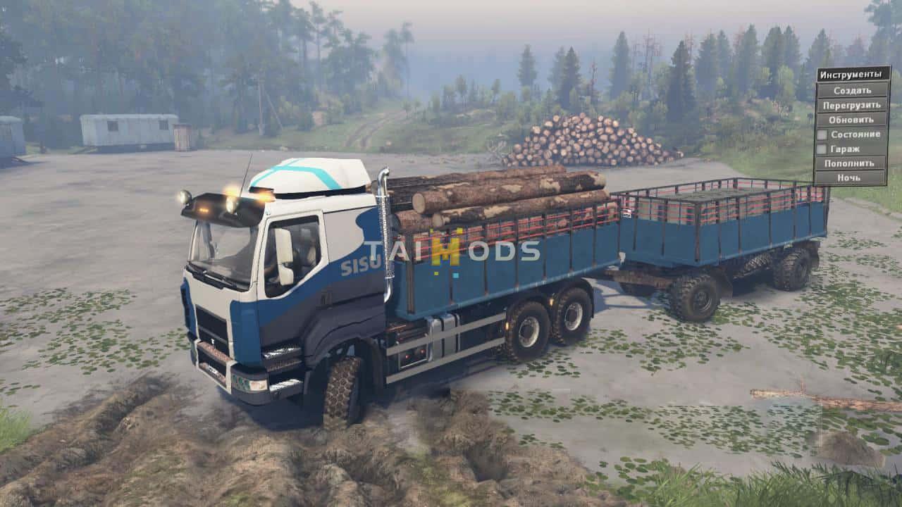 Spintires - Sisu C600 Truck V1.2 (V1.7.x) Spintires - Sisu C600 Truck V1.2 (V1.7.x)