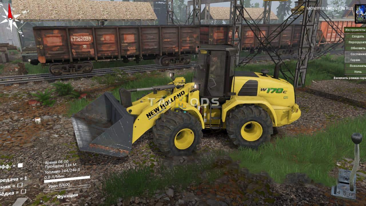 Spintires - New Holland W170C Industrial V1.5 (V1.7.x) Spintires - New Holland W170C Industrial V1.5 (V1.7.x)