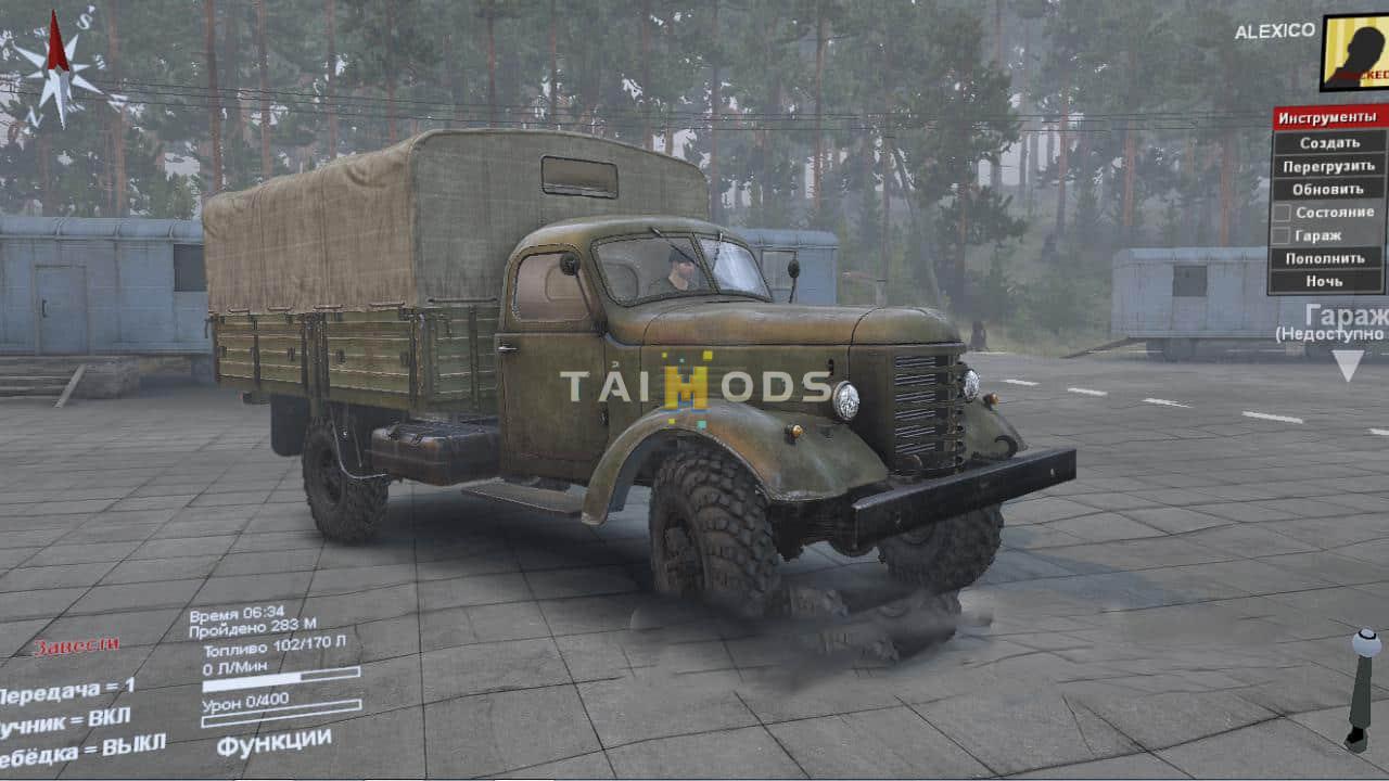 Spintires - Jiefang CA10 4x4 Truck V1.0 (V1.7.x) Spintires - Jiefang CA10 4x4 Truck V1.0 (V1.7.x)