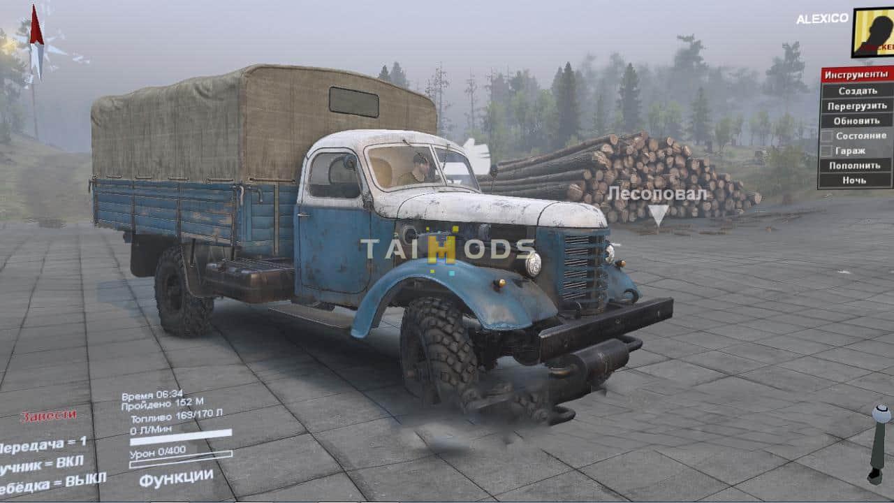 Spintires - Jiefang CA10 4x4 Truck V1.0 (V1.7.x) Spintires - Jiefang CA10 4x4 Truck V1.0 (V1.7.x)