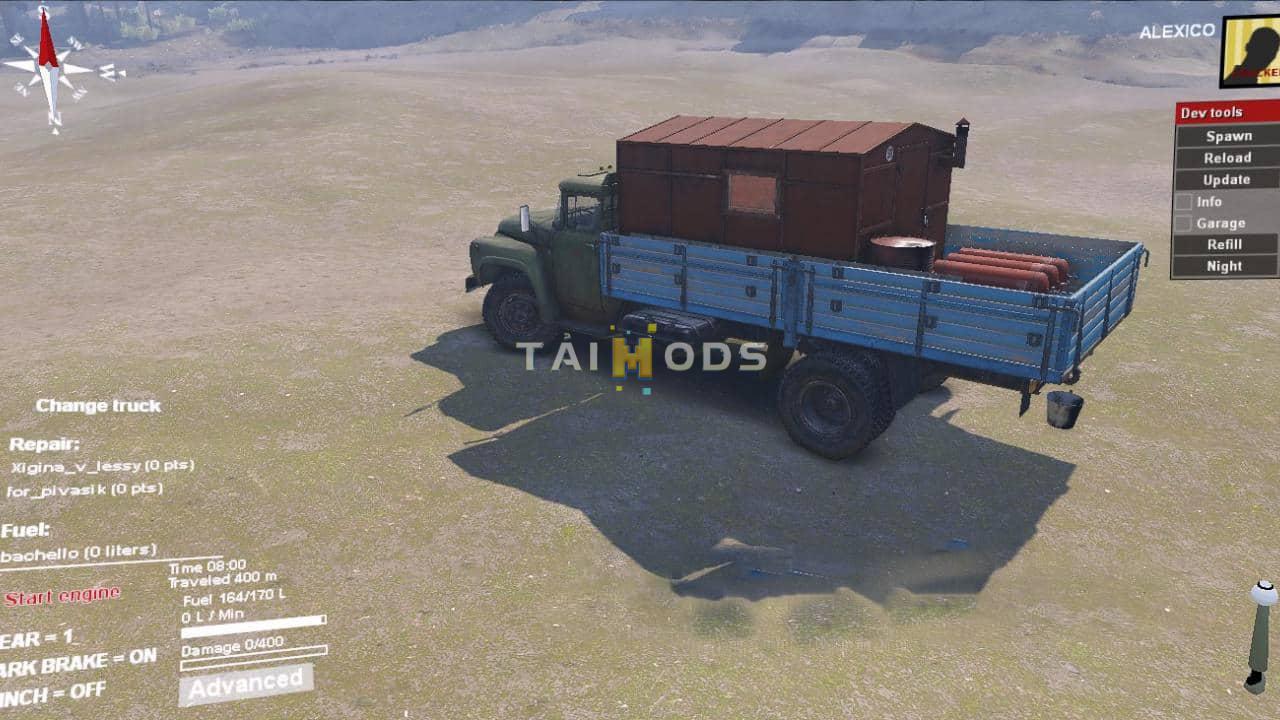 Spintires - Zilok 4x4 AlexGuD Truck V1.0 (V03.03.16) Spintires - Zilok 4x4 AlexGuD Truck V1.0 (V03.03.16)