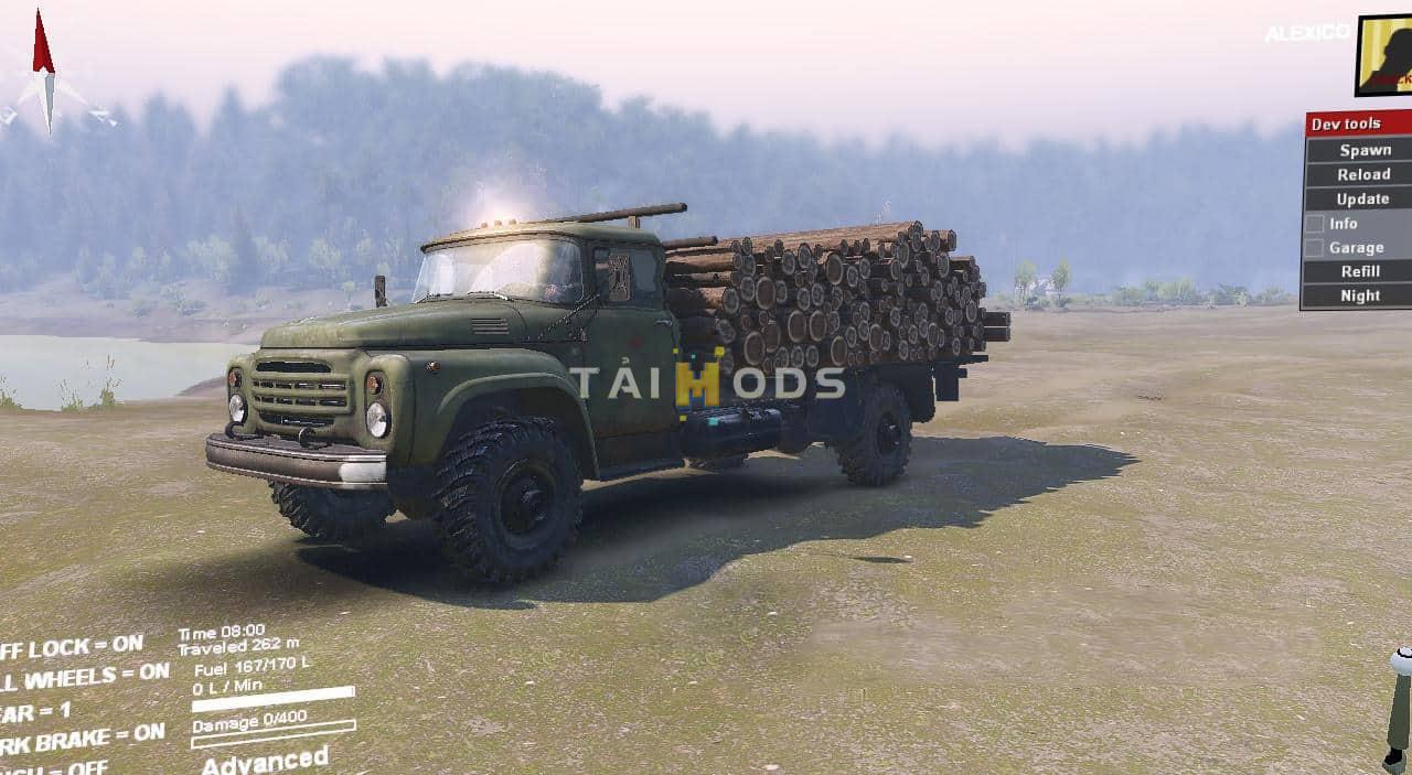 Spintires - Zilok 4x4 AlexGuD Truck V1.0 (V03.03.16) Spintires - Zilok 4x4 AlexGuD Truck V1.0 (V03.03.16)