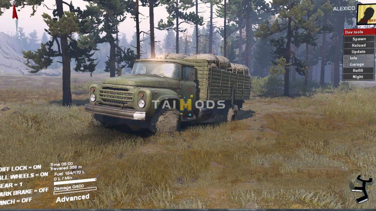 Spintires - Zilok 4x4 AlexGuD Truck V1.0 (V03.03.16) Spintires - Zilok 4x4 AlexGuD Truck V1.0 (V03.03.16)