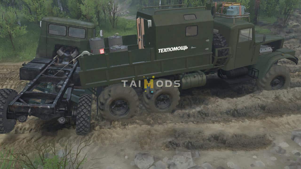 Spintires - Kraz255 Green Truck V1.0 (V03.03.16) Spintires - Kraz255 Green Truck V1.0 (V03.03.16)