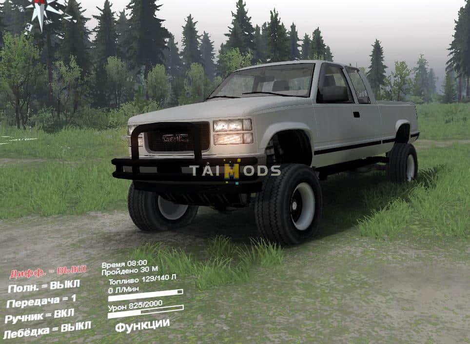 Spintires - GMC Sierra V1.0 (V03.03.16) Spintires - GMC Sierra V1.0 (V03.03.16)