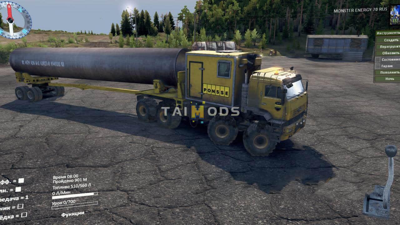 Spintires - Kamaz Polar Forwarder V1.2 (V03.03.16) Spintires - Kamaz Polar Forwarder V1.2 (V03.03.16)