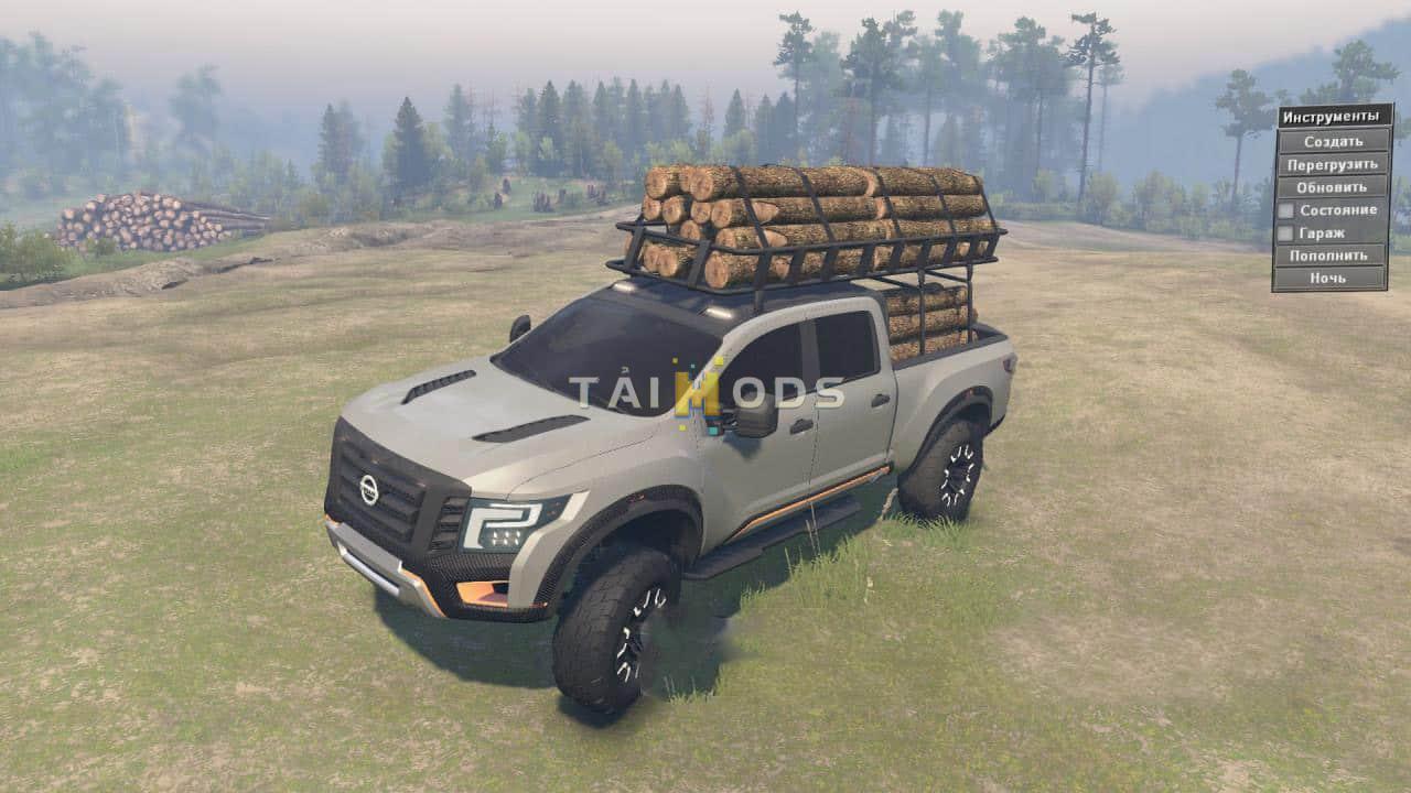 Spintires - Nissan Titan Warrior 2016 V1 (V03.03.16) Spintires - Nissan Titan Warrior 2016 V1 (V03.03.16)