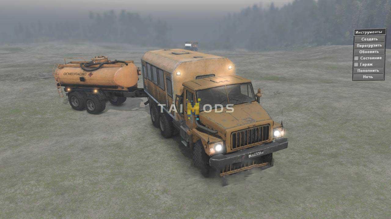 Spintires - Ural-Susha Truck (Pack) V1 (V03.03.16) Spintires - Ural-Susha Truck (Pack) V1 (V03.03.16)