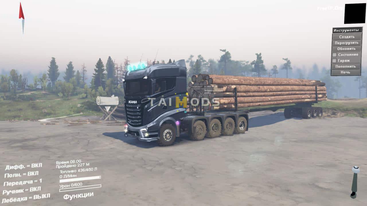 Spintires - Scania R1000 Truck V08.12.19 (V03.03.16) Spintires - Scania R1000 Truck V08.12.19 (V03.03.16)