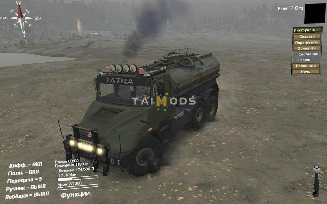 Spintires - Tatra Mod 163 Truck V1.4 (V03.03.16) Spintires - Tatra Mod 163 Truck V1.4 (V03.03.16)