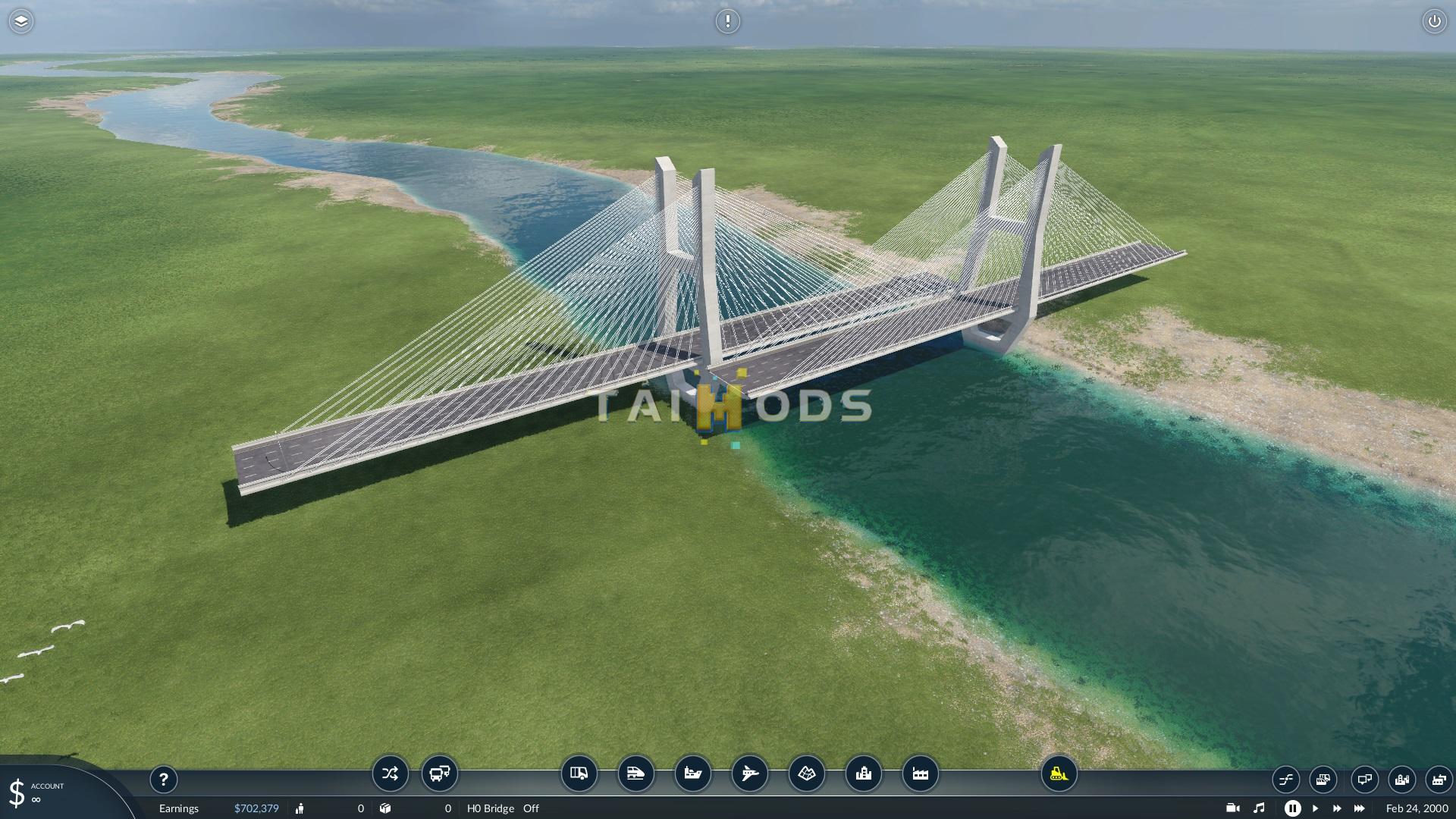 Transport Fever 2 - Wuhan 2nd Yangtze River Bridge () Transport Fever 2 - Wuhan 2nd Yangtze River Bridge ()