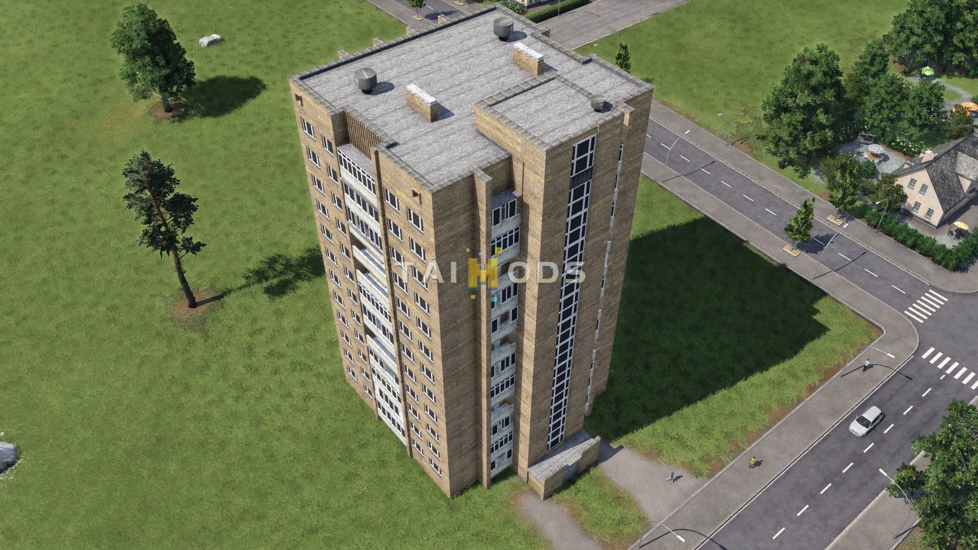 Transport Fever 2 - House Series II-67-Tishinskaya Tower () Transport Fever 2 - House Series II-67-Tishinskaya Tower ()