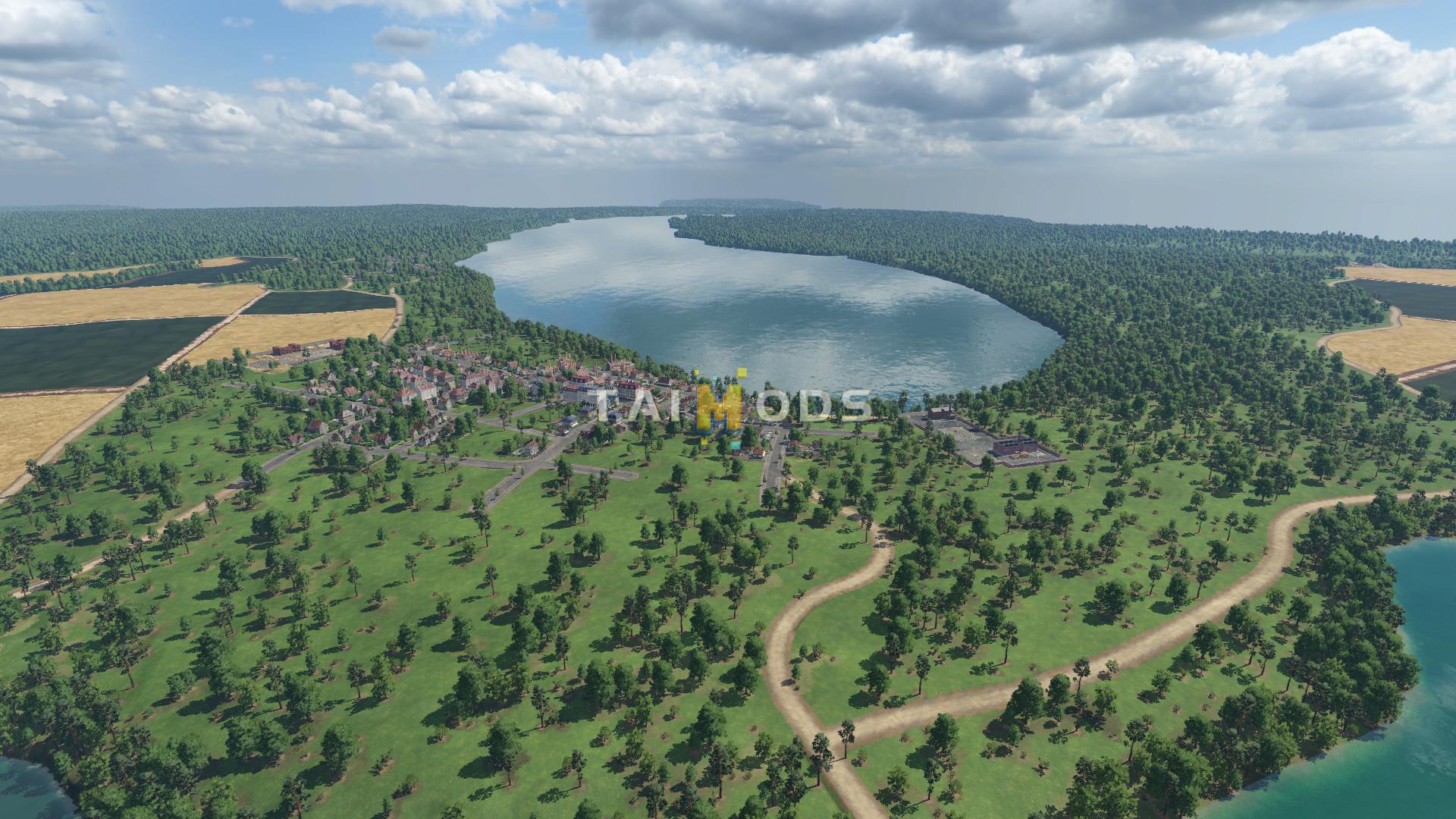 Transport Fever 2 - Old Man River Map () Transport Fever 2 - Old Man River Map ()