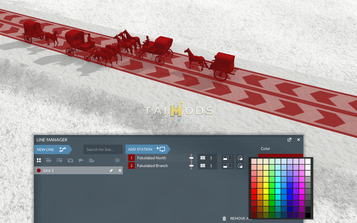 Transport Fever 2 - More Line & Vehicle Colors () Transport Fever 2 - More Line & Vehicle Colors ()