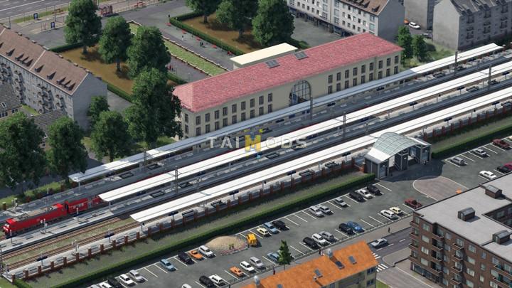 Transport Fever 2 - Fictional Modular Station Building Based on Gera Central Station () Transport Fever 2 - Fictional Modular Station Building Based on Gera Central Station ()
