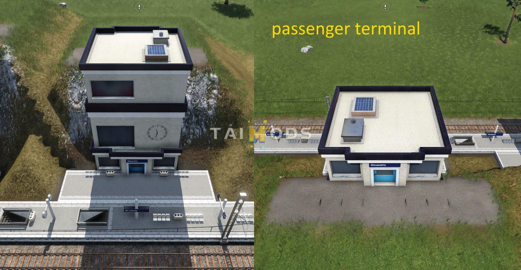 Transport Fever 2 - High Entrance Station Module () Transport Fever 2 - High Entrance Station Module ()