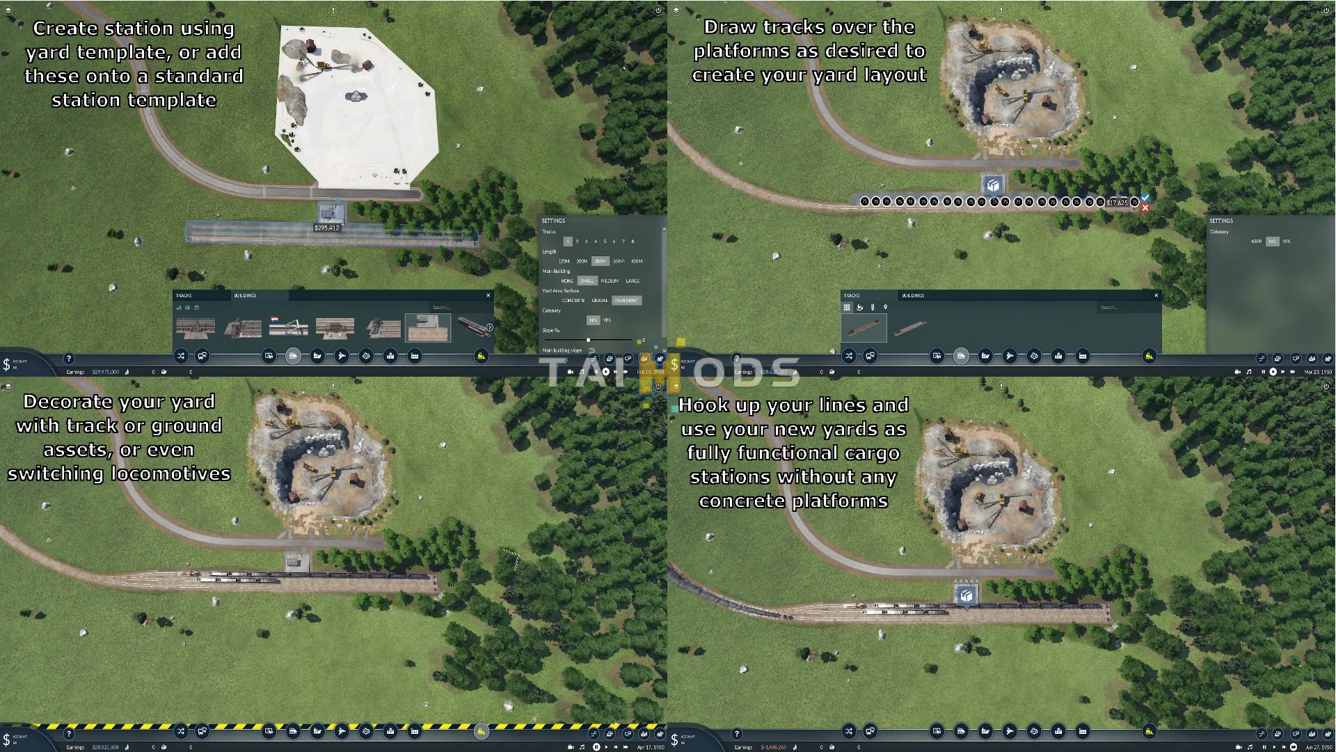 Transport Fever 2 - Freight Yard Framework () Transport Fever 2 - Freight Yard Framework ()