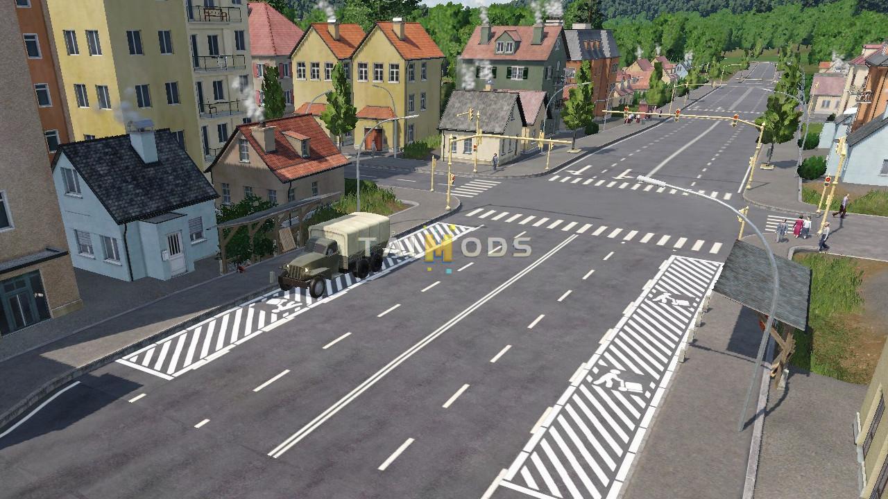 Transport Fever 2 - Street Slim Bus & Truck Zones () Transport Fever 2 - Street Slim Bus & Truck Zones ()
