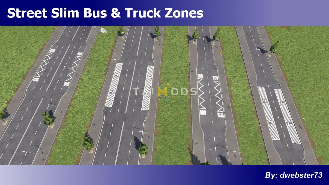 Transport Fever 2 - Street Slim Bus & Truck Zones () Transport Fever 2 - Street Slim Bus & Truck Zones ()