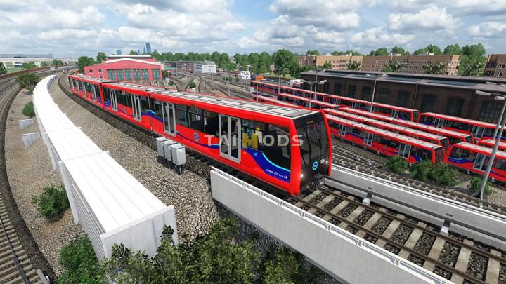 Transport Fever 2 - DLR B07 Train () Transport Fever 2 - DLR B07 Train ()