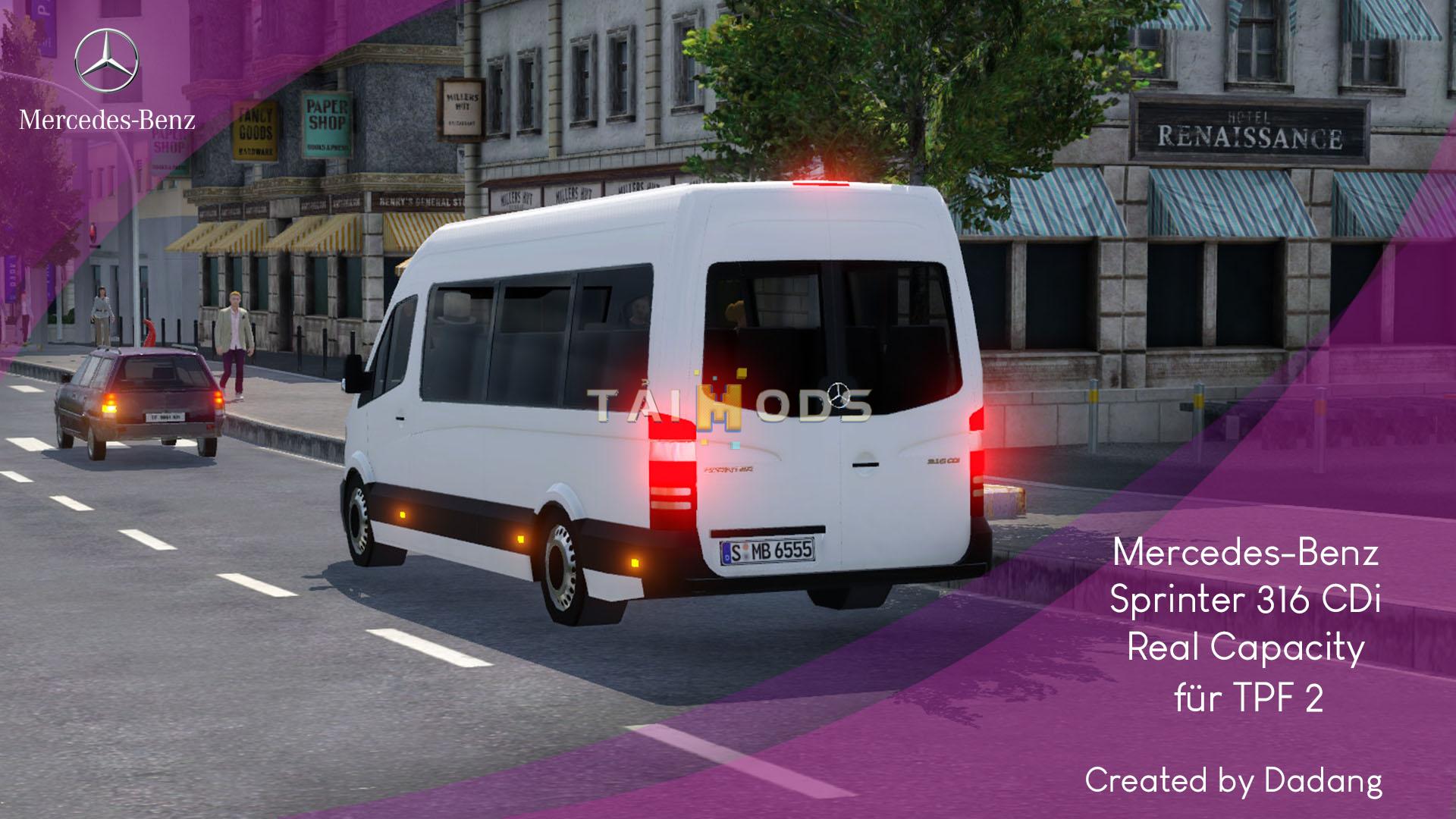 Transport Fever 2 - Mercedes-Benz Sprinter 2014 Real Capacity () Transport Fever 2 - Mercedes-Benz Sprinter 2014 Real Capacity ()