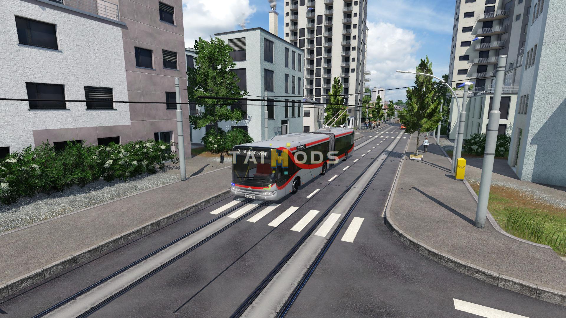 Transport Fever 2 - Solaris Trollino 18M (Trolleybus) () Transport Fever 2 - Solaris Trollino 18M (Trolleybus) ()