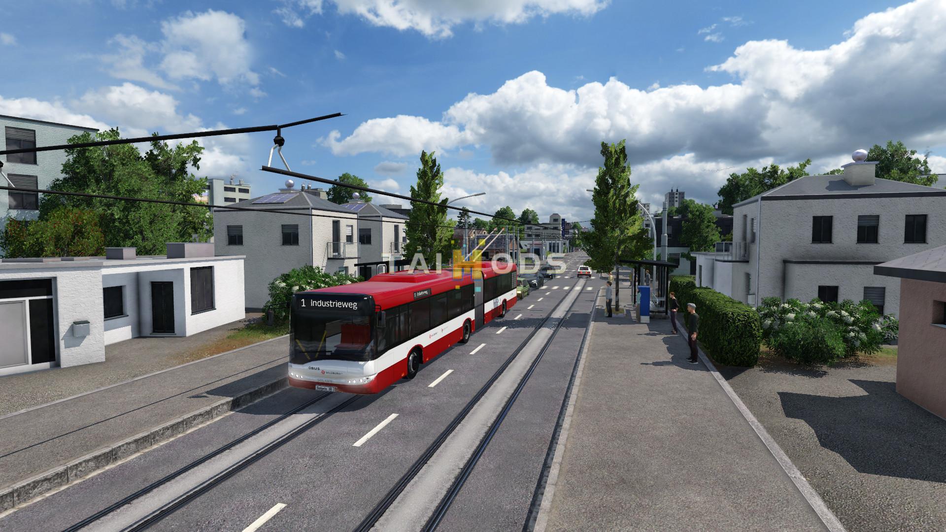 Transport Fever 2 - Solaris Trollino 18M (Trolleybus) () Transport Fever 2 - Solaris Trollino 18M (Trolleybus) ()