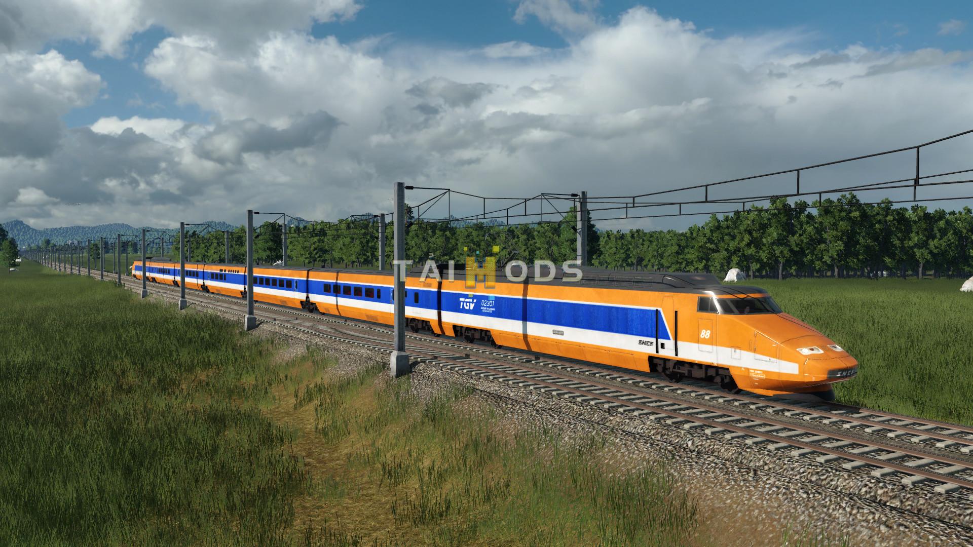 Transport Fever 2 - TGV PSE 88 () Transport Fever 2 - TGV PSE 88 ()