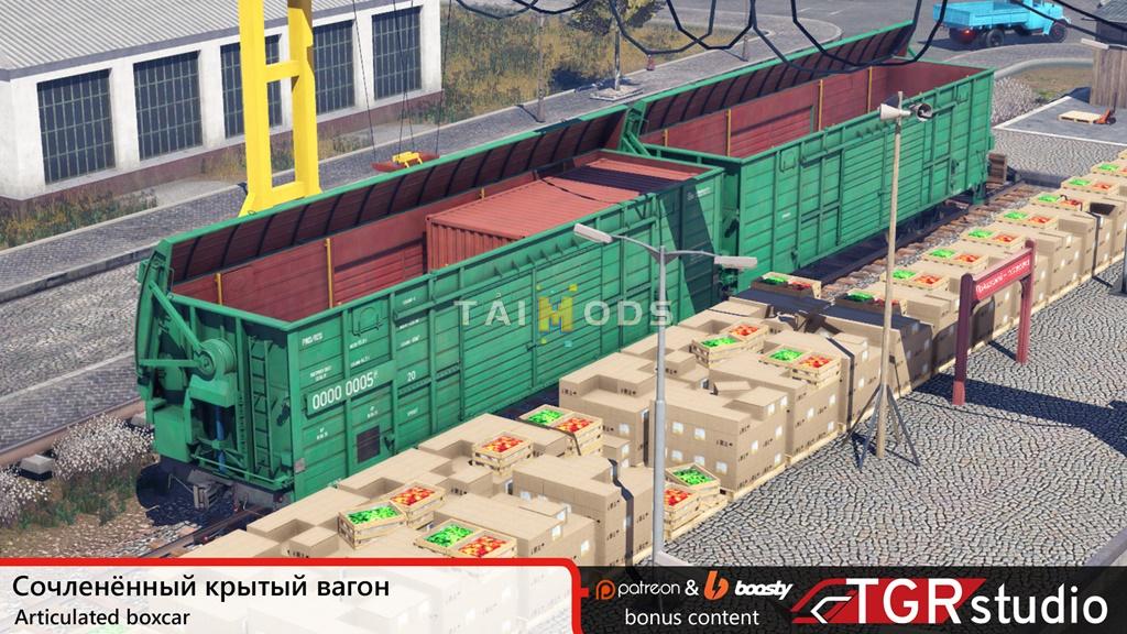 Transport Fever 2 - TGR Boxcars Pack () Transport Fever 2 - TGR Boxcars Pack ()