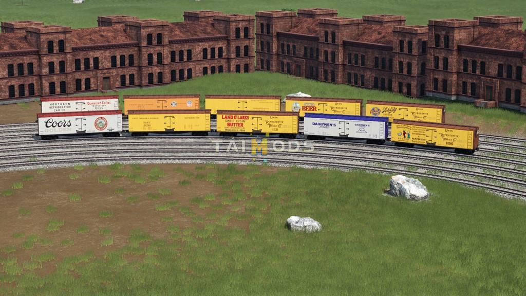 Transport Fever 2 - 40 Foot Wooden Refrigerator Cars () Transport Fever 2 - 40 Foot Wooden Refrigerator Cars ()