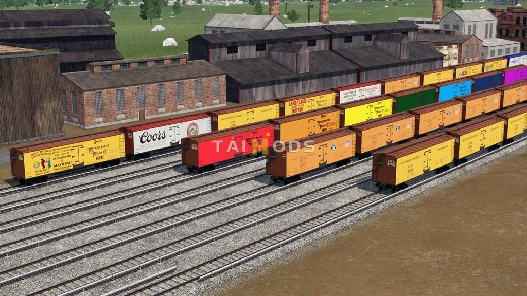 Transport Fever 2 - 40 Foot Wooden Refrigerator Cars () Transport Fever 2 - 40 Foot Wooden Refrigerator Cars ()