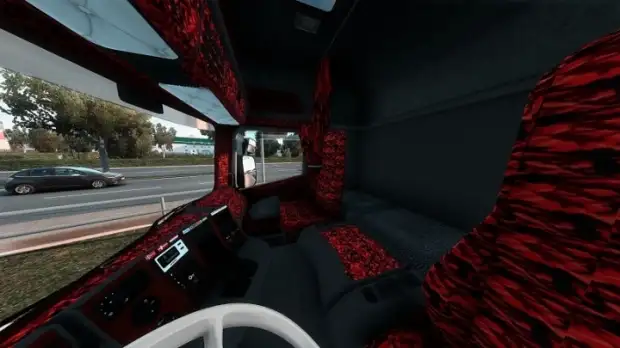ETS2 - Scania RJL 4S Topline Interior Red Plusch Danish Reworked V2.0 (1.43.x) ETS2 - Scania RJL 4S Topline Interior Red Plusch Danish Reworked V2.0 (1.43.x)