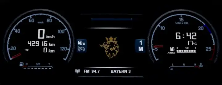 ETS2 - Scania 2016 S & R Custom Dashboard V1.8 (1.41.x) ETS2 - Scania 2016 S & R Custom Dashboard V1.8 (1.41.x)