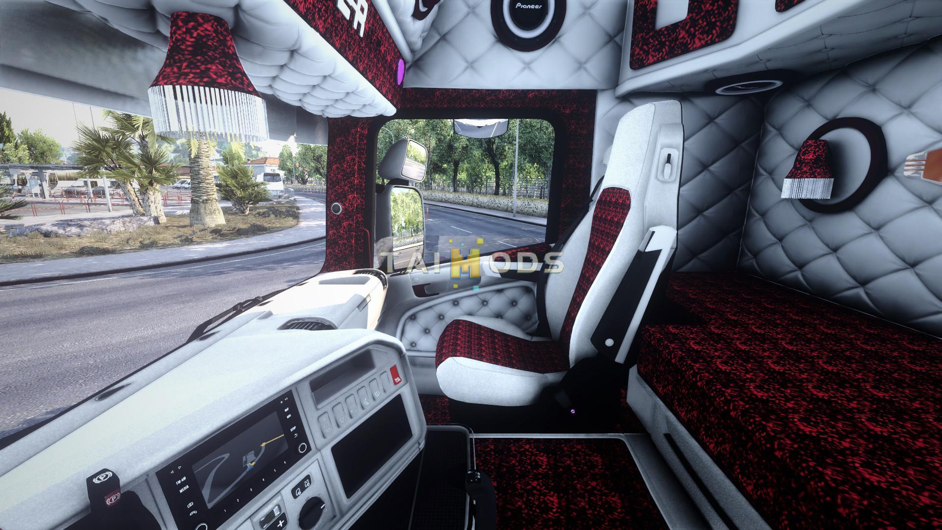 ETS2 - Scania RJL White Holland Interior (1.40.x) ETS2 - Scania RJL White Holland Interior (1.40.x)