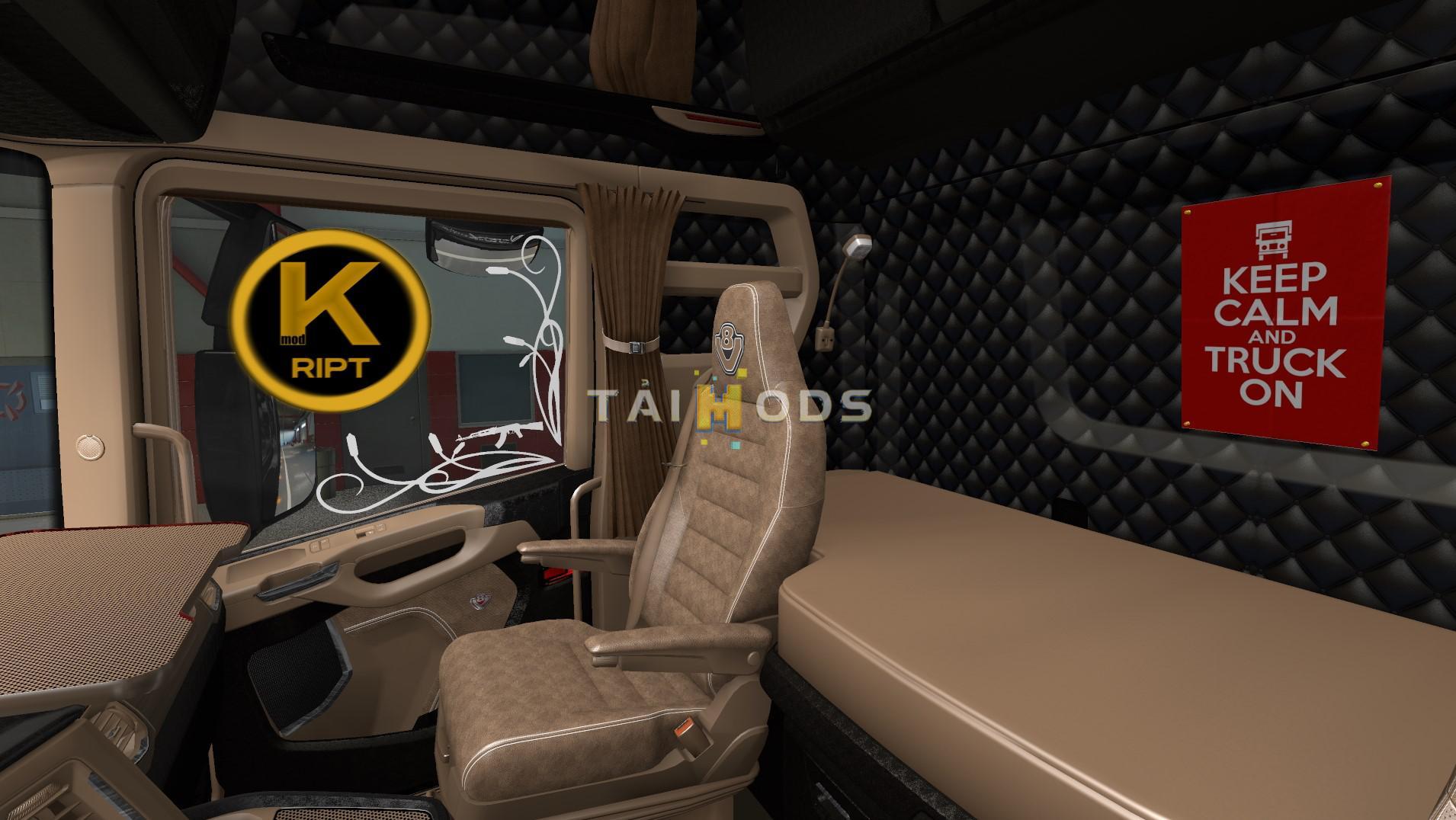 ETS2 - Scania Lux Interior V1.2 (1.39.x) ETS2 - Scania Lux Interior V1.2 (1.39.x)