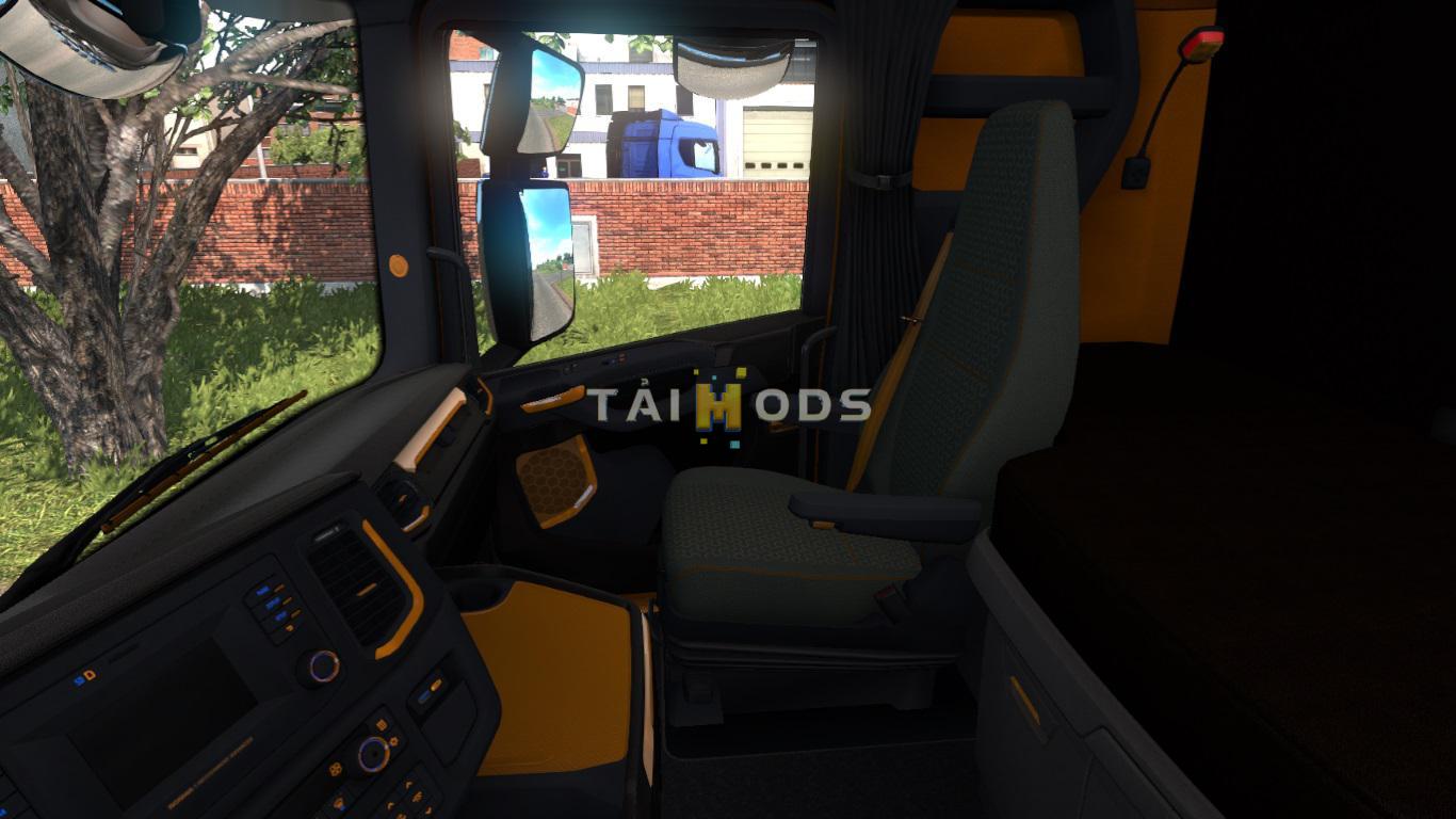 ETS2 - Scania Black and Orange Interior V1.0 (1.37.x) ETS2 - Scania Black and Orange Interior V1.0 (1.37.x)