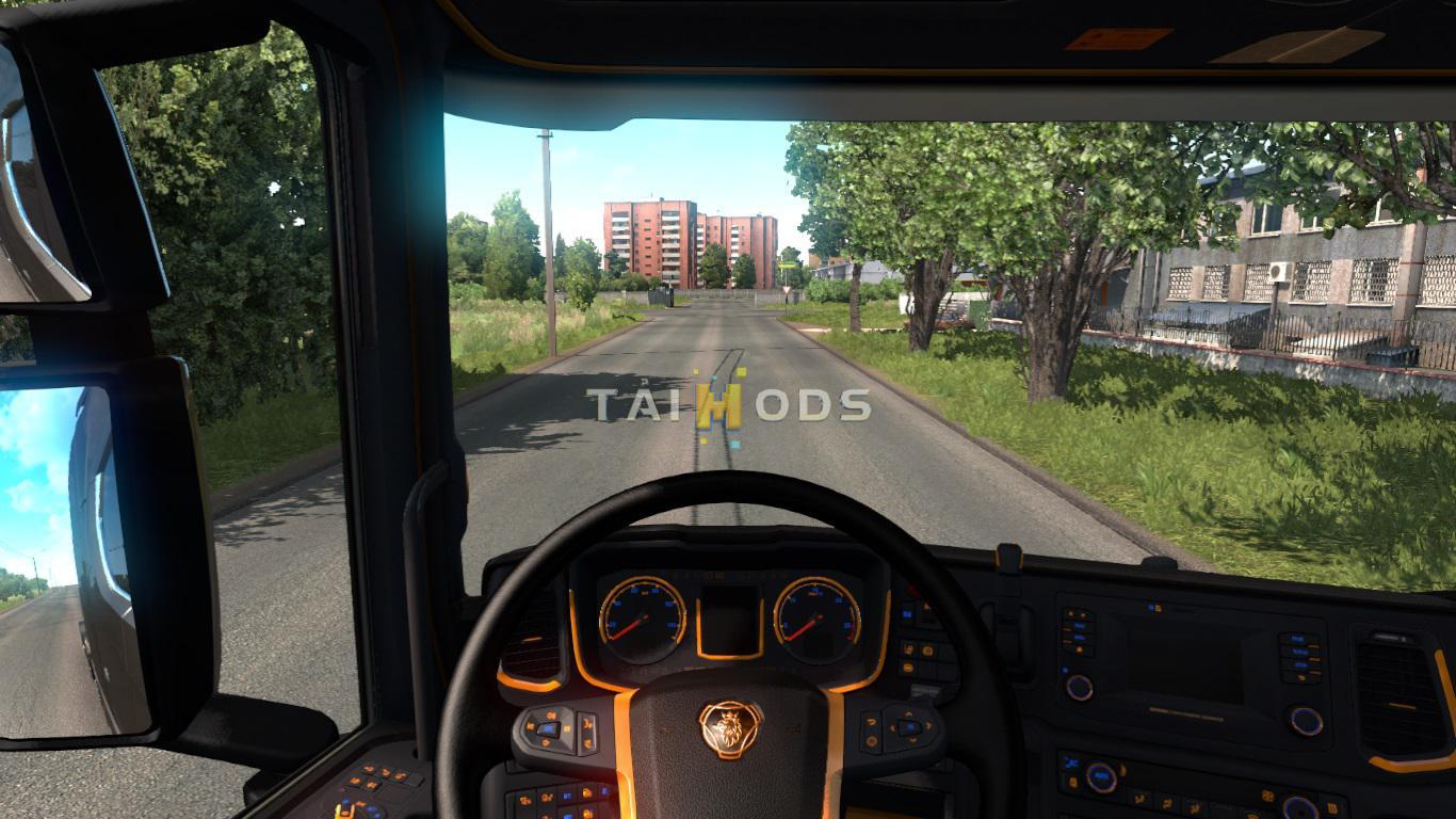 ETS2 - Scania Black and Orange Interior V1.0 (1.37.x) ETS2 - Scania Black and Orange Interior V1.0 (1.37.x)