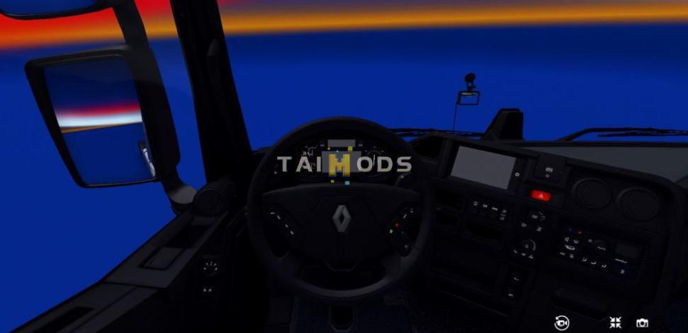 ETS2 - Renault T Dark Interior (1.36.x) ETS2 - Renault T Dark Interior (1.36.x)