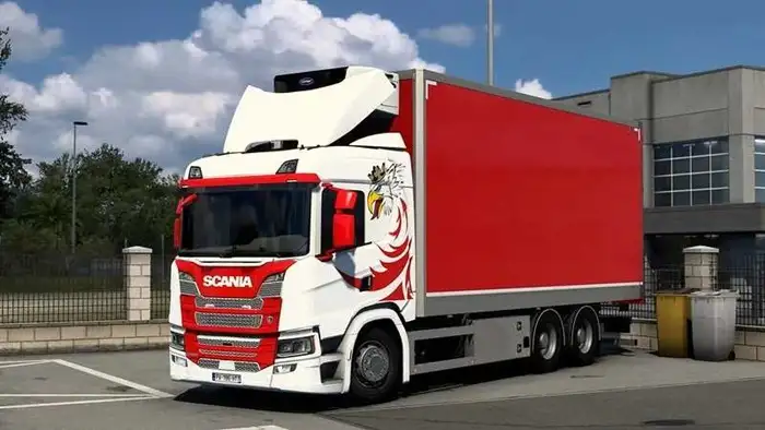 ETS2 - Paintable Griffin for Scania P, G Series V1.2 ETS2 - Paintable Griffin for Scania P, G Series V1.2