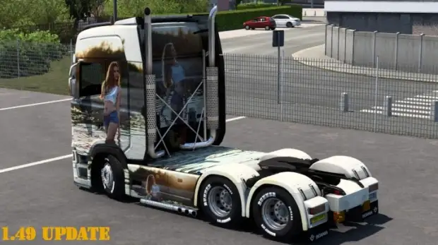 ETS2 - Scania Woman Skin 03 Update ETS2 - Scania Woman Skin 03 Update