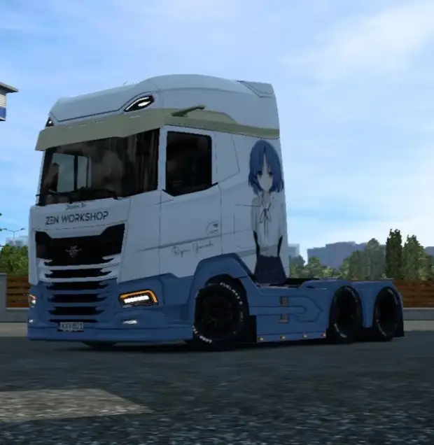 ETS2 - DAF 2021 Rin X Ryou Skin Reworks ETS2 - DAF 2021 Rin X Ryou Skin Reworks