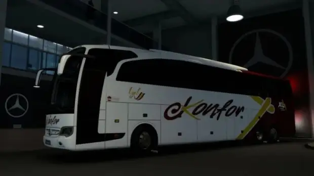 ETS2 - Mercedes-Benz Travego 17 SHD Konfor Turizm Kurumsal Skin V1.0 ETS2 - Mercedes-Benz Travego 17 SHD Konfor Turizm Kurumsal Skin V1.0