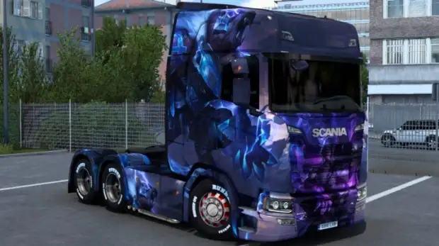 ETS2 - Scania League of Legends Skin ETS2 - Scania League of Legends Skin