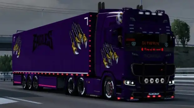 ETS2 - Scania Bright Purple Eagle Skin ETS2 - Scania Bright Purple Eagle Skin