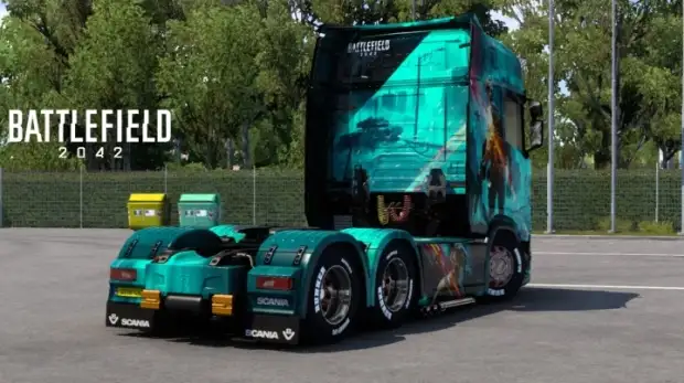 ETS2 - Scania Battlefield 2042 Skin ETS2 - Scania Battlefield 2042 Skin