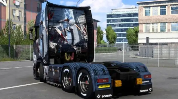 ETS2 - Scania Chainsaw Man Skin ETS2 - Scania Chainsaw Man Skin