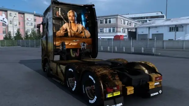 ETS2 - The witcher 3 Ciri Skin ETS2 - The witcher 3 Ciri Skin