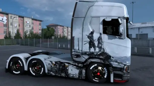 ETS2 - Scania Samurai Commander Skin ETS2 - Scania Samurai Commander Skin