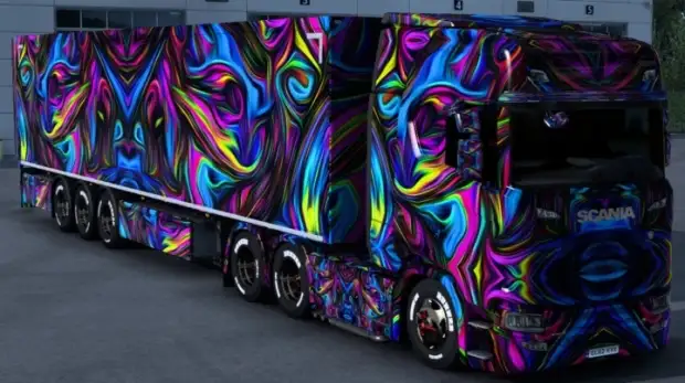 ETS2 - Colors Artwork Skin ETS2 - Colors Artwork Skin